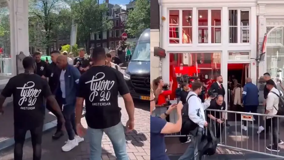 Mike Tyson Receives Hero's Welcome In Netherlands
