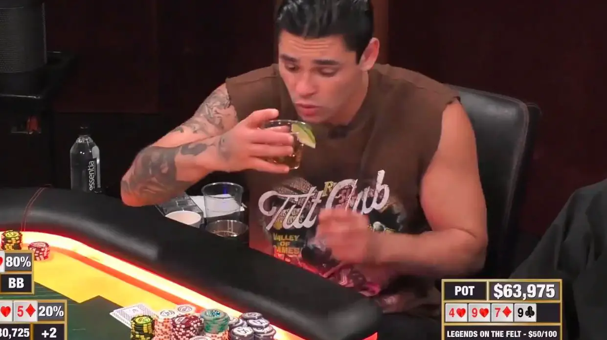 Ryan Garcia Gets Lit At Poker Table Splashes The Cash