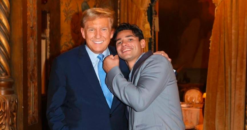 Ryan Garcia Says Vote For Trump In 2024 Elections