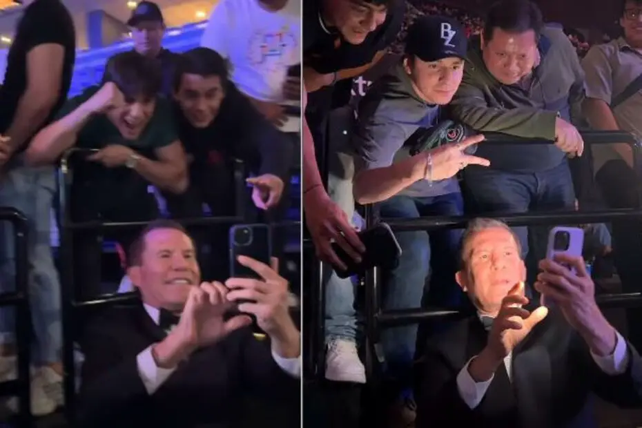 62-Year-Old Boxing Legend Reacts To Being Treated Like Rockstar At Mayweather Fight