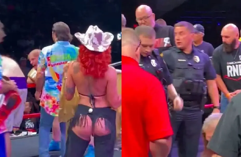 Boxer Arrested In Ring