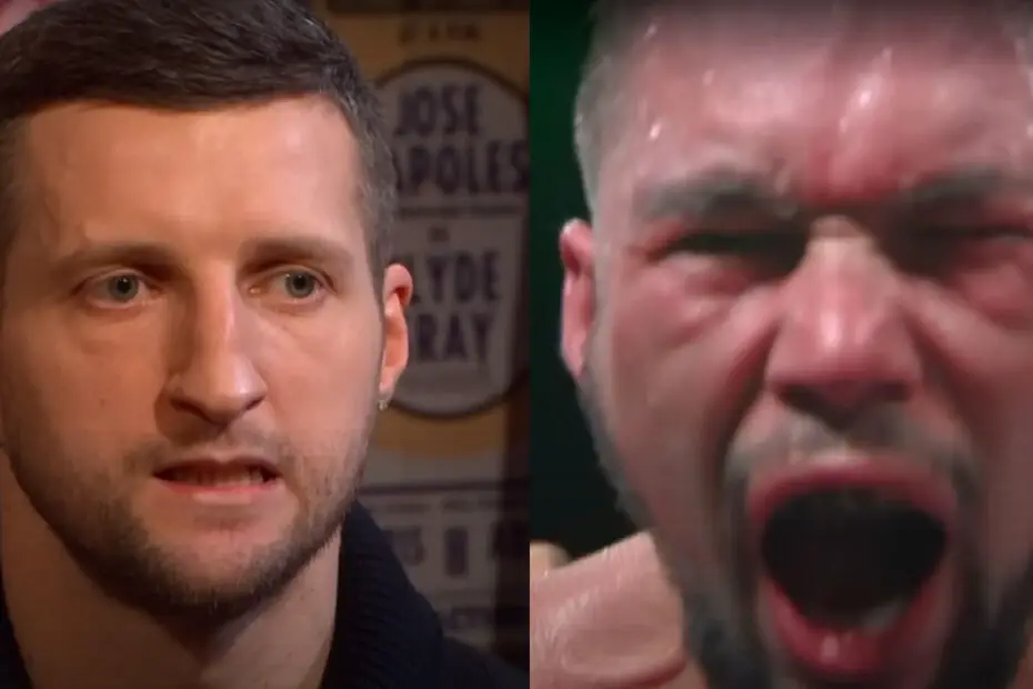 Carl Froch and Tony Bellew Slam The Burning Country Of England