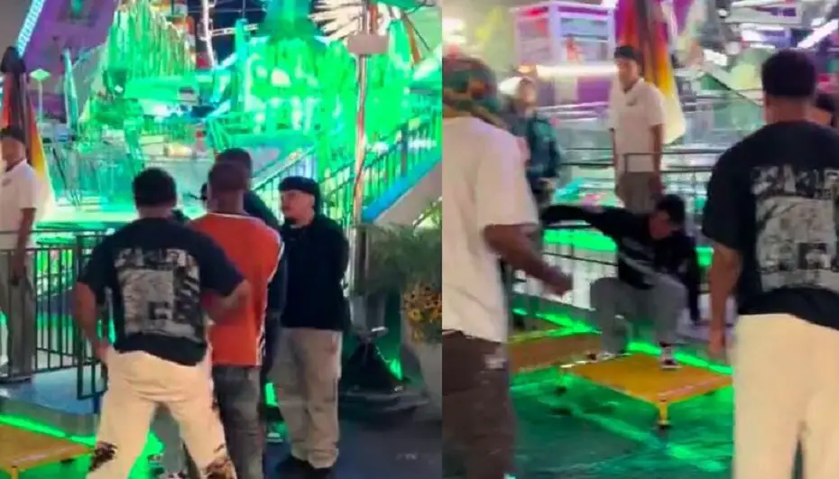 Devin Haney and Friends Get Into Street Fight