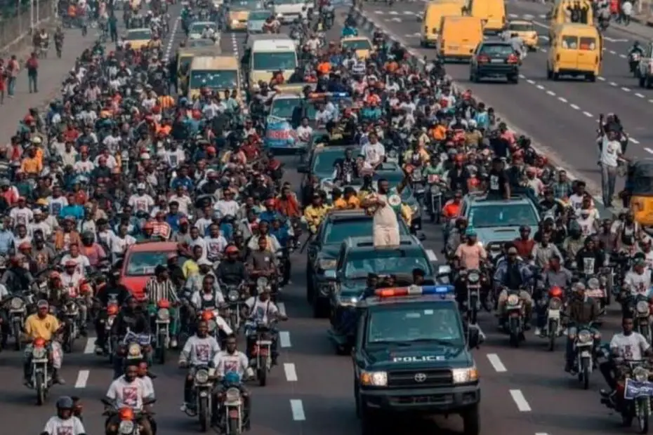 Martin Bakole Gets Mobbed In Congo