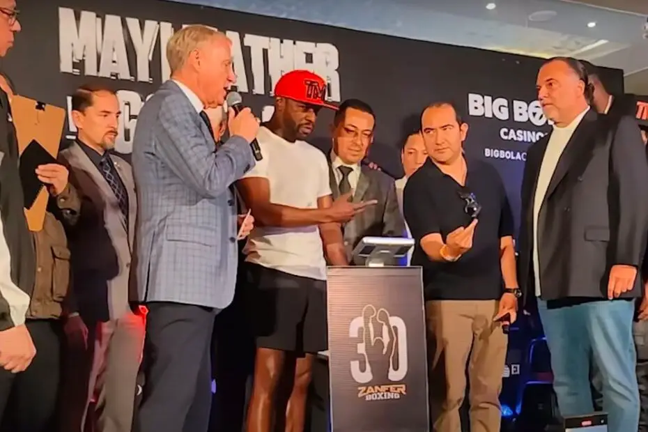 Mayweather vs Gotti III Weigh In and Final Face Off