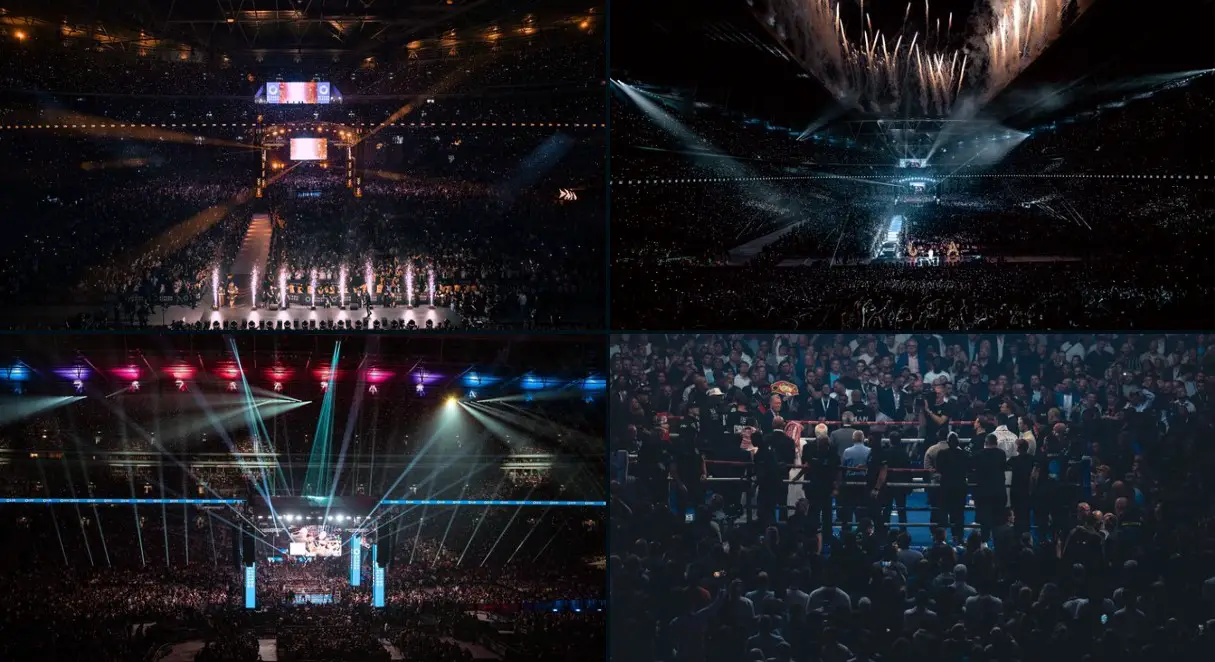 98000 Wembley Stadium Spectacular Boxing Event A Hit Worldwide