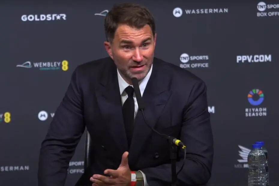 Eddie Hearn Hits The Nail On The Head About Anthony Joshua After Dubois Knockout Loss