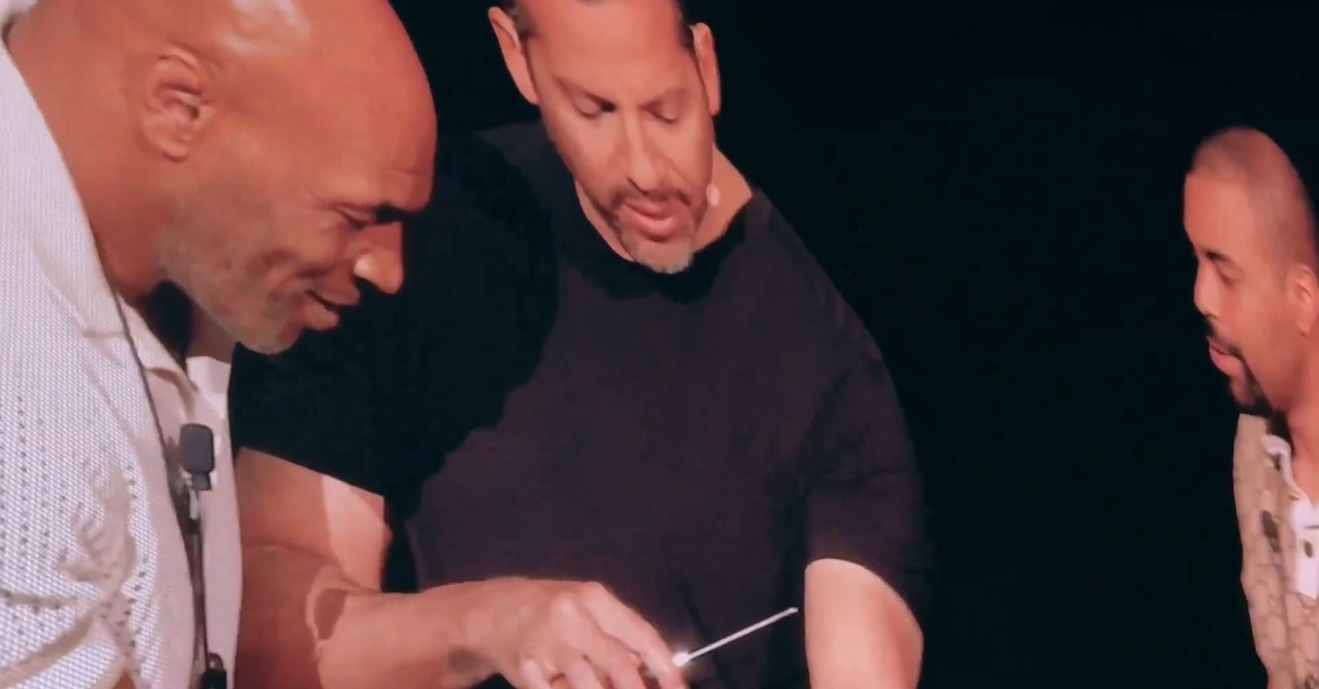 Mike Tyson Puts Screwdriver Through David Blaine