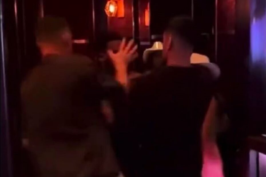 Nate Diaz Shoves Hand In Face Of Bouncer