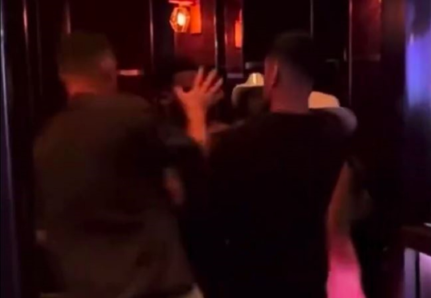 Nate Diaz Shoves Hand In Face Of Bouncer