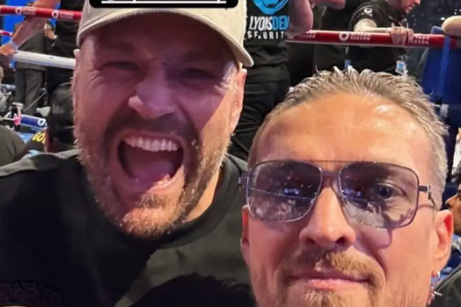 Usyk and Fury Took Selfie Ringside At Dubois vs Joshua