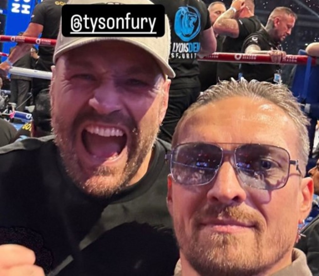 Usyk and Fury Took Selfie Ringside At Dubois vs Joshua