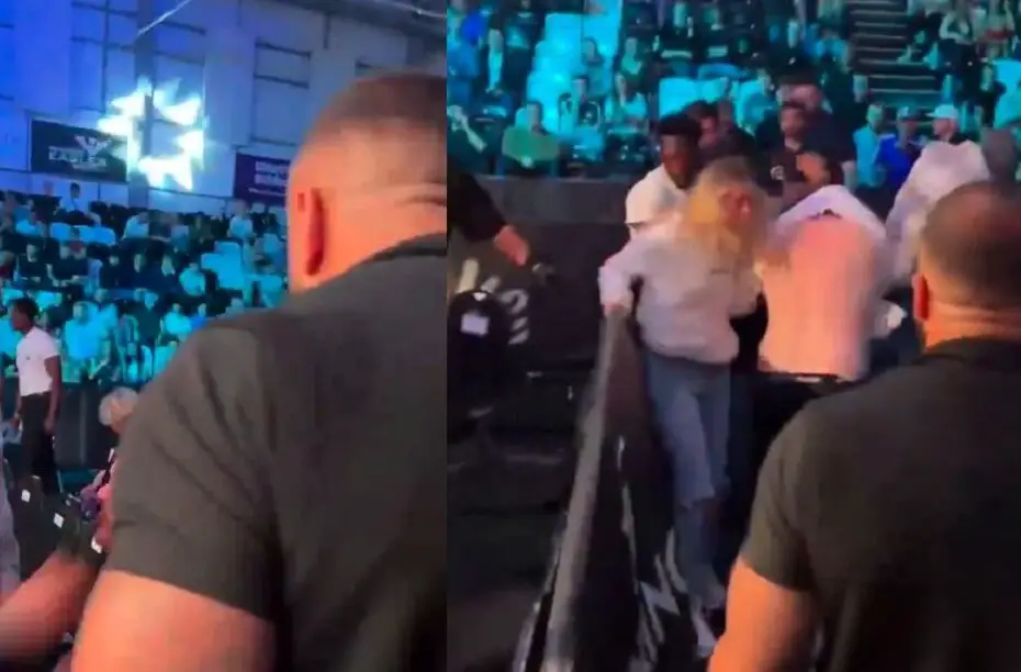 Watch Cowardly Sucker Punch Ringside At Boxing Event