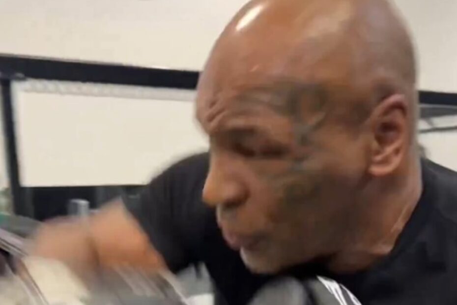 58-Year-Old Mike Tyson Smashes Pads 50 Days Out From Jake Paul Fight