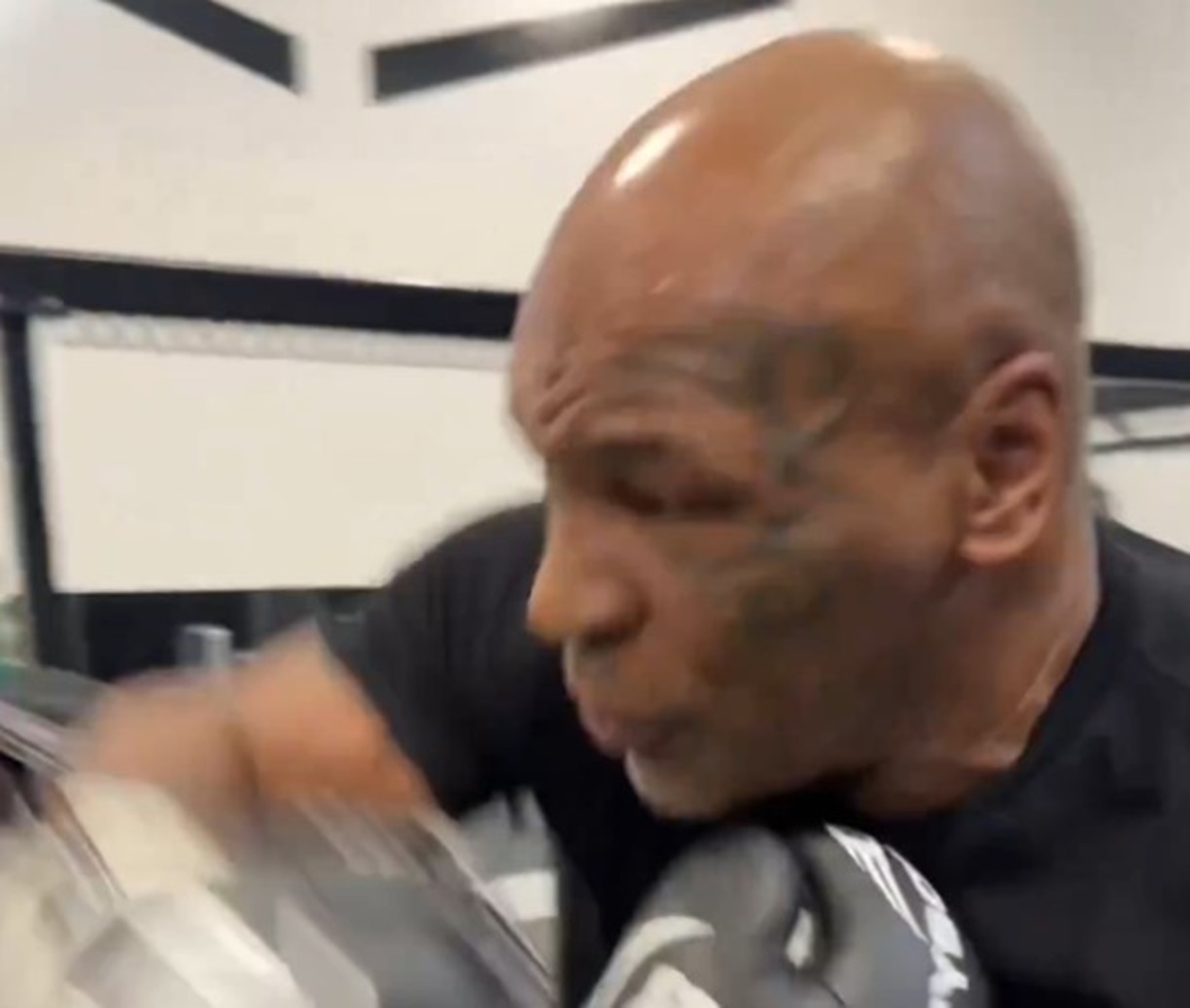 58-Year-Old Mike Tyson Smashes Pads 50 Days Out From Jake Paul Fight