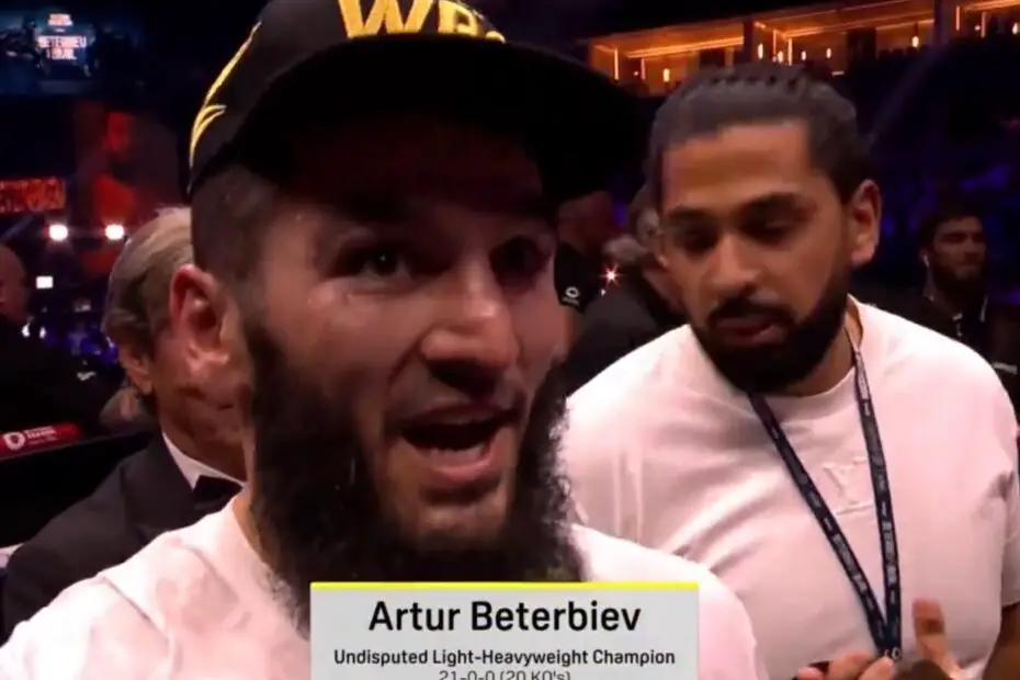 Artur Beterbiev Reacts To Becoming Undisputed Champion Beating Bivol