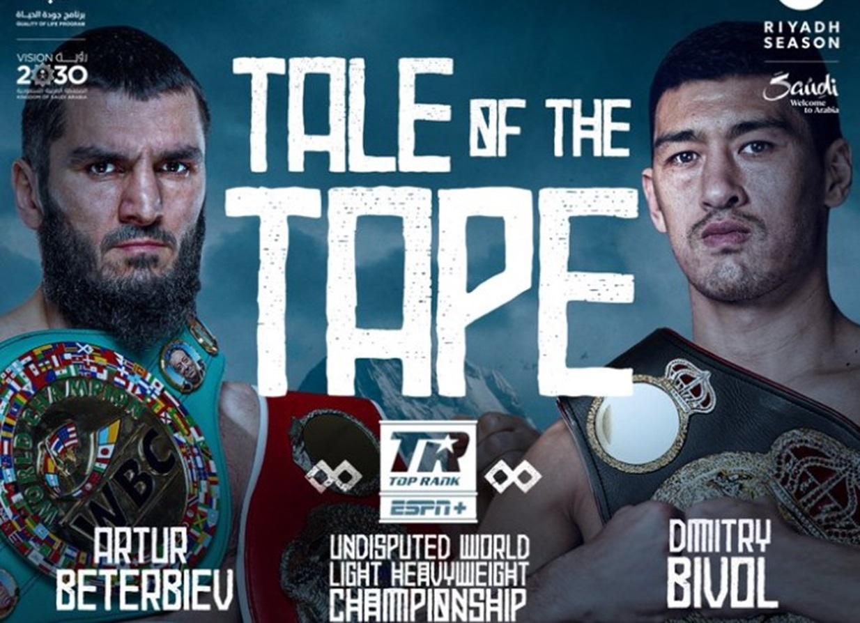 Beterbiev vs Bivol Tale Of The Tape