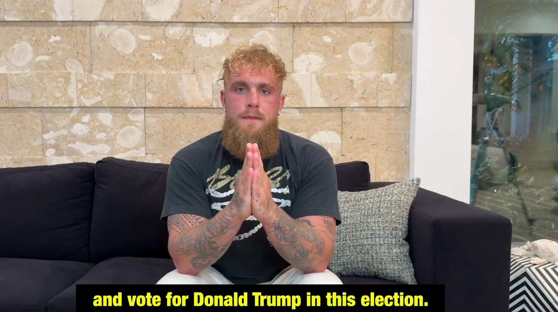 Jake Paul On Why He Is Voting For Donald Trump In 2024 US President Election