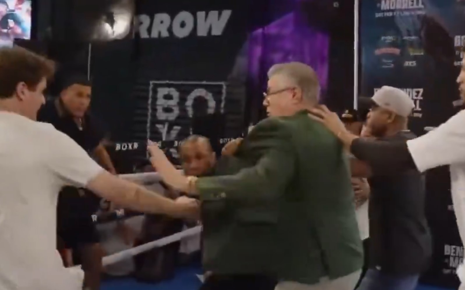 Watch: David Benavidez and David Morrell Almost Get In Brawl