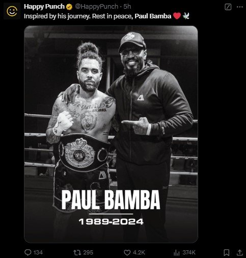 Boxing Promoters, Jake Paul, Commentators, KSI and More React To Sudden Death Of 35-Year-Old Boxer 7 a2 2