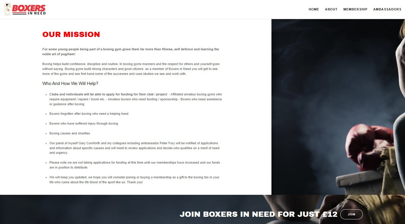 New Well-Received Initiative Boxers In Need Launched For Injured Fighters 5 join