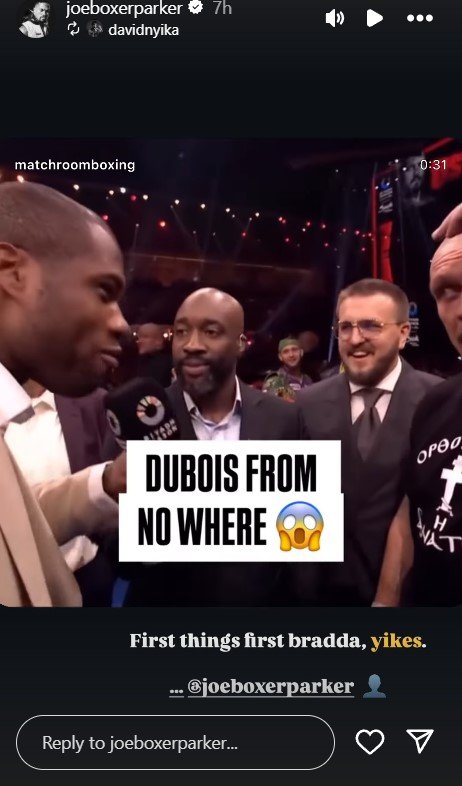 Joseph Parker Reacts To Usyk vs Tyson Fury 2 Ringside 4 parker 2