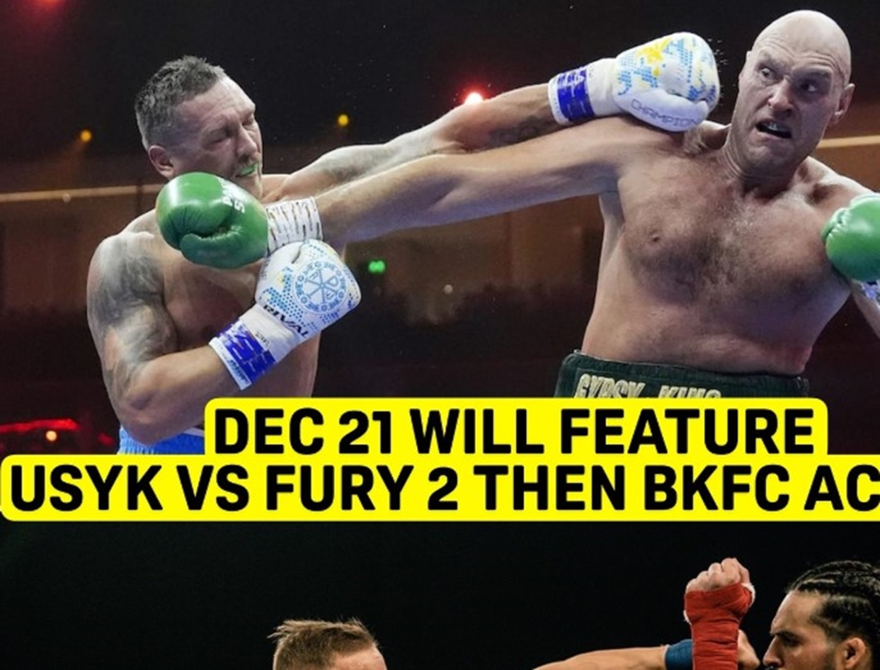 Usyk vs Fury 2 Will Have Bareknuckle Boxing Live Straight After The Fight