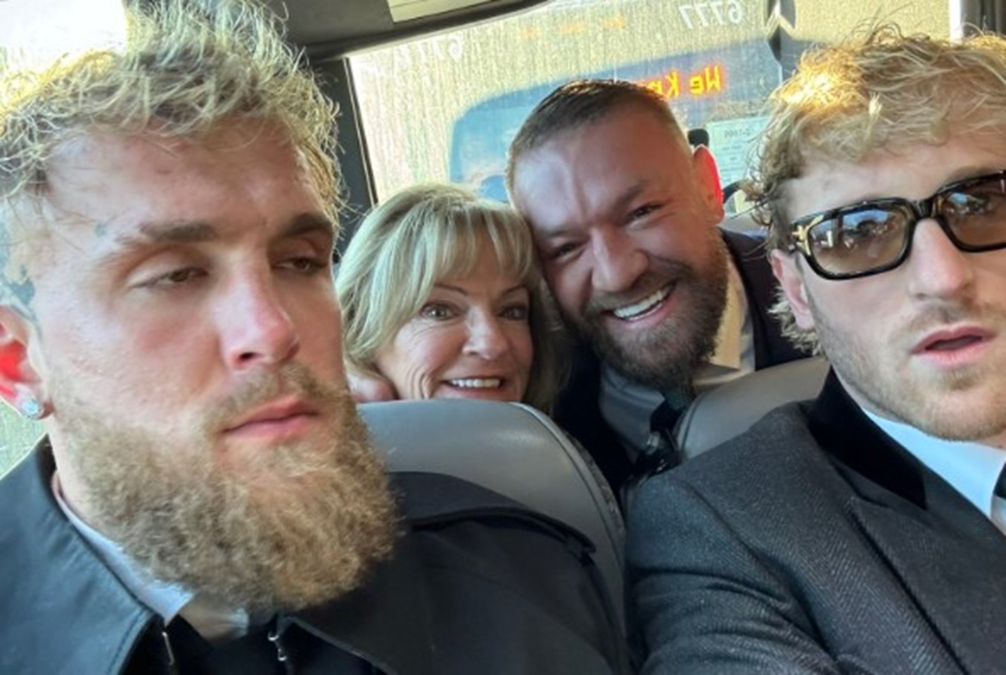 Conor McGregor Pictured With Jake, Logan Paul and Their Mother