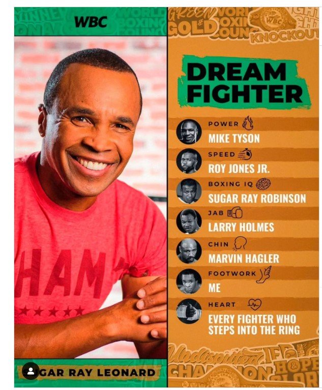 ray leonard reveals the perfect boxer