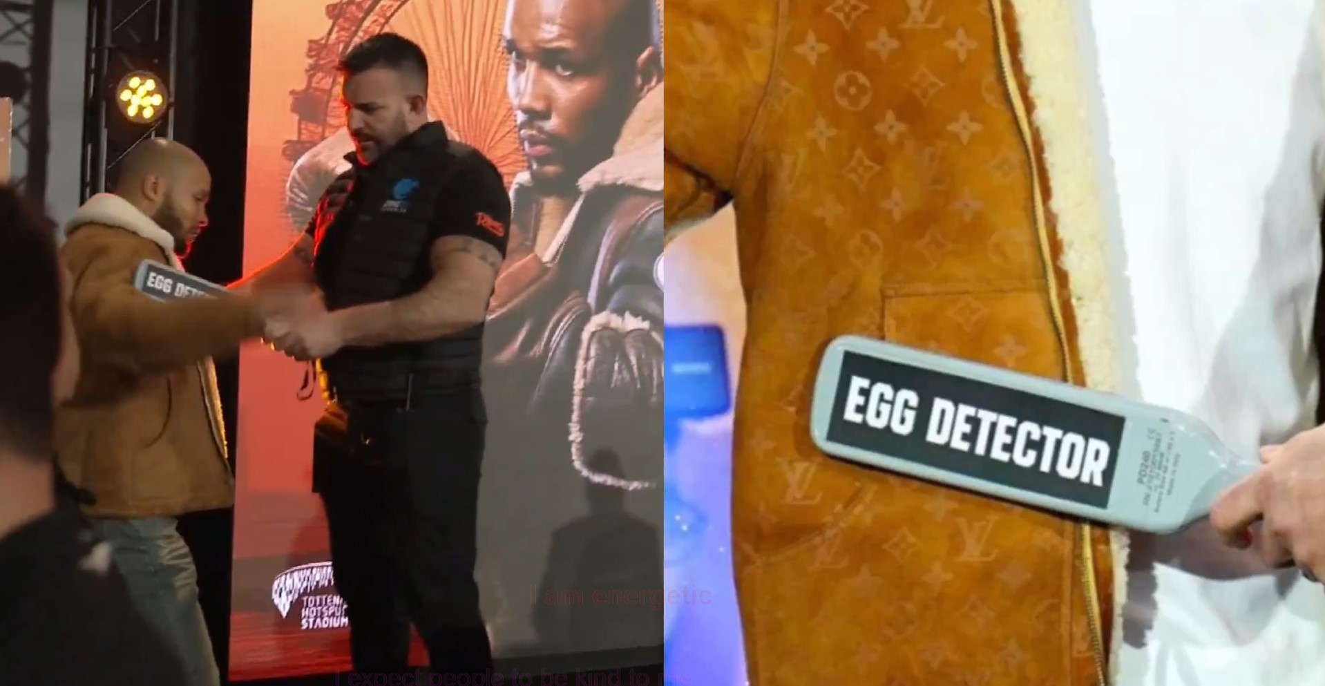 Chris Eubank Jr Has To Go Through Egg Detector