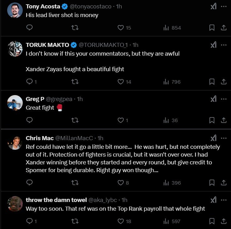 Boxing World Reacts To Xander Zayas Round 9 TKO 3 fight 40