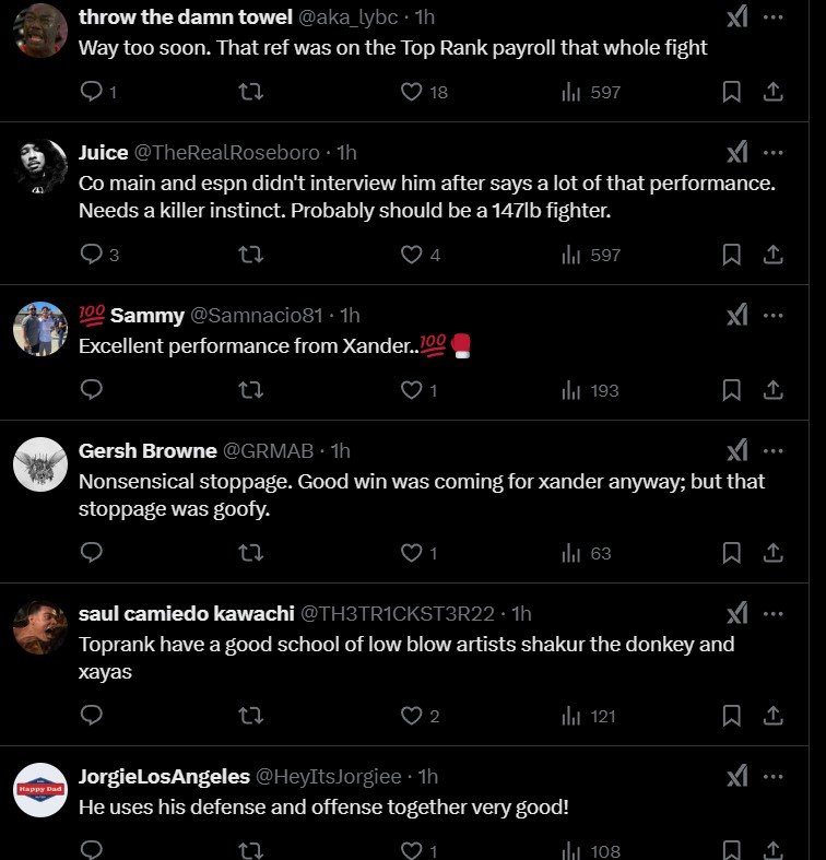 Boxing World Reacts To Xander Zayas Round 9 TKO 4 fight 51