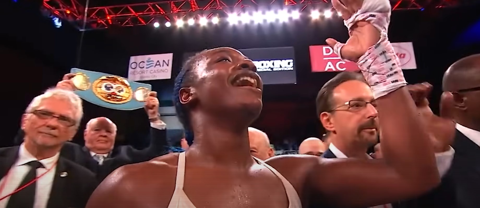 Claressa Shields Reacts To Tank Reason For Taking A Knee In Round 9