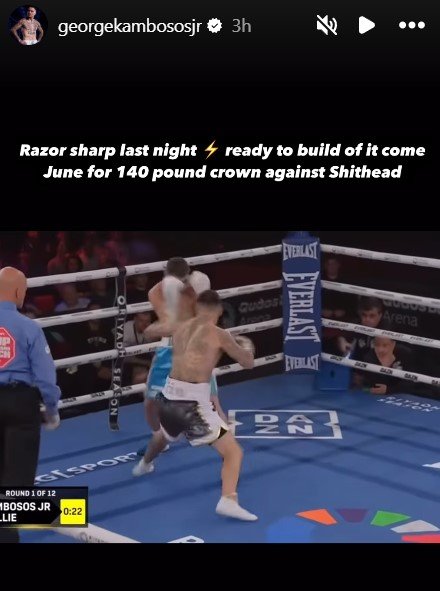 George Kambosos Bullish Reaction Day After Beating
