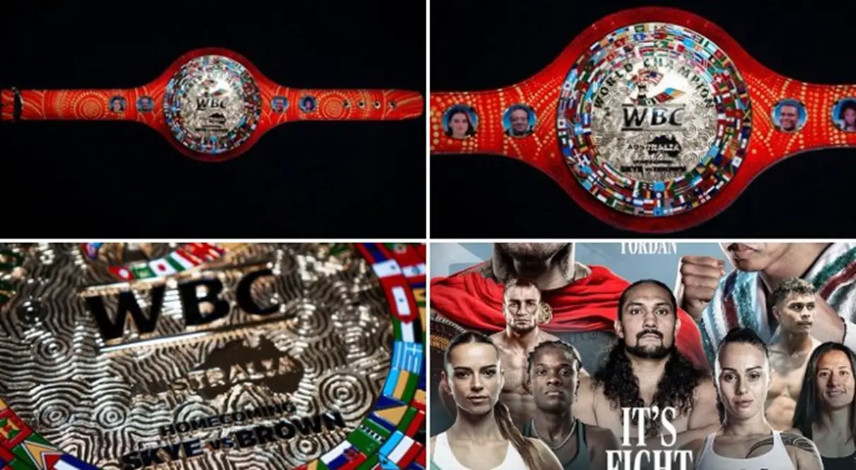 New Wbc Belt Made For Skye Nicolson Australia Homecoming Fight