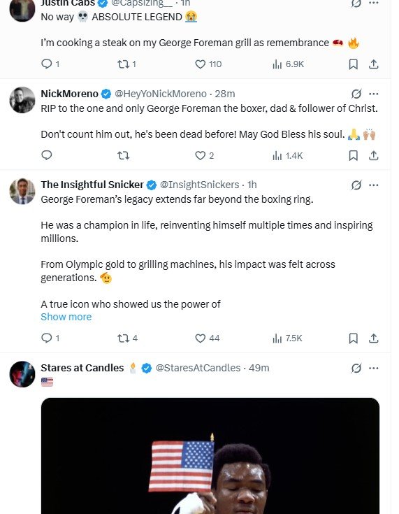 Boxing World Reacts To The Death Of George Foreman 4 Foreman A3