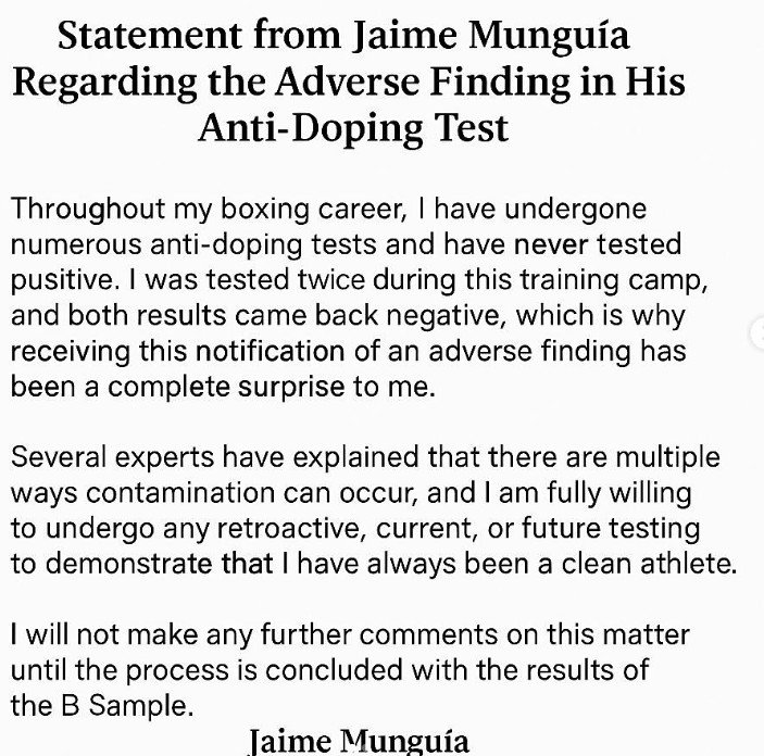 Jaime Munguia Reacts To Adverse Anti-Doping Finding 3 3353