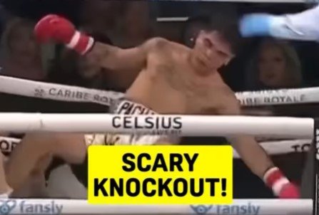 Boxer So Brutally Knocked Out Only The Ropes Hold Him Up 3 Boxer Knocked Out