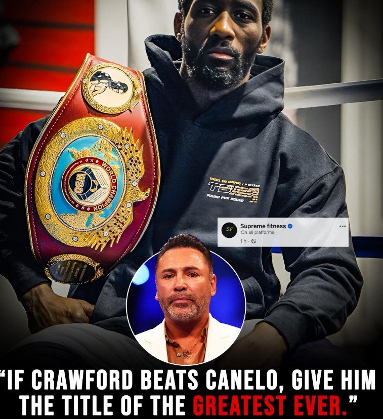 De La Hoya Makes Big Claim On Crawford vs Canelo 3 ar343