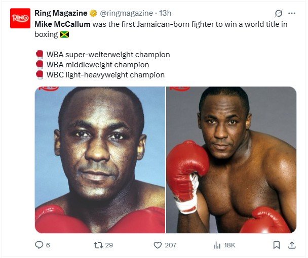Mike McCallum Dies - Boxing World Reacts 8 a7